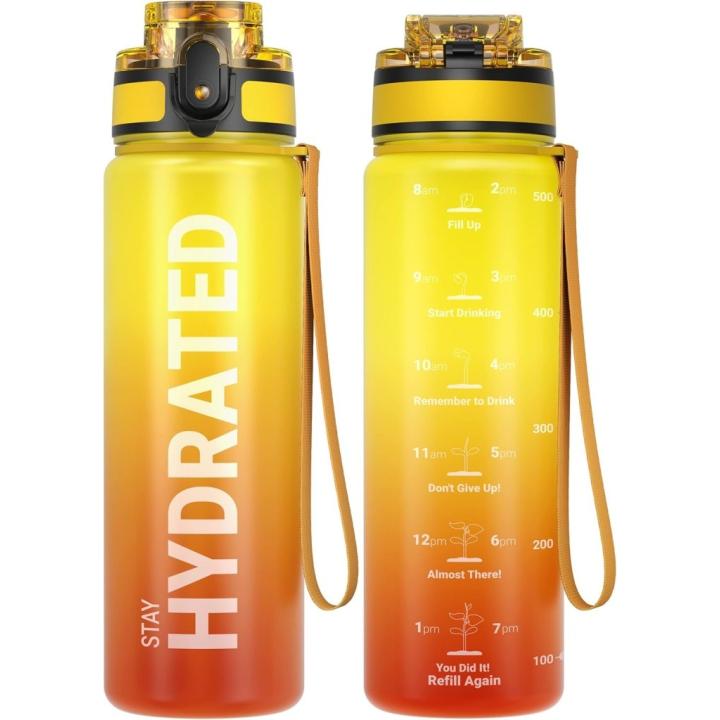 💧 Altijd gehydrateerd met deze BPA-vrije sportdrinkfles van 500 ml! - Vuur
