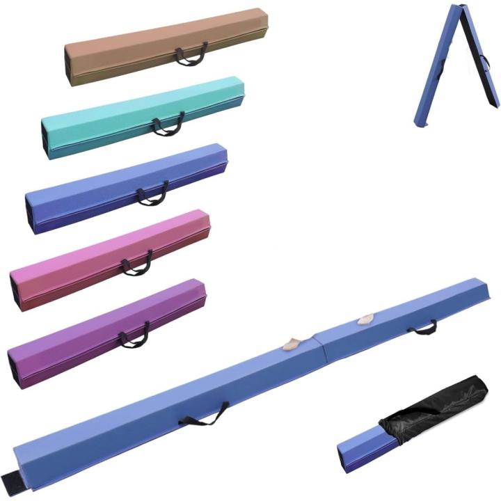 🤸‍♀️ Ontwikkel balans en kracht met deze inklapbare evenwichtsbalk! - Blauw - 240.0 Centimeter