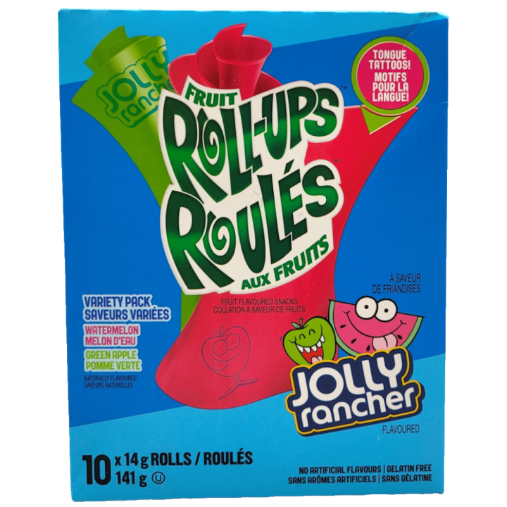 Betty Crocker Fruit Roll-Up Jolly Rancher, 10-pack