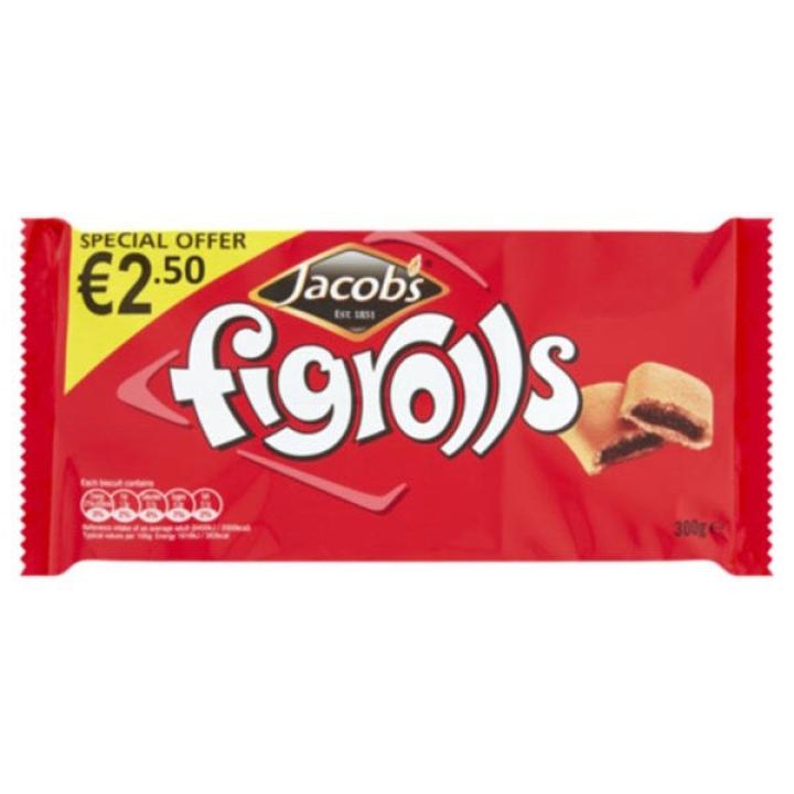 Jacobs Fig Rolls 300g price marked