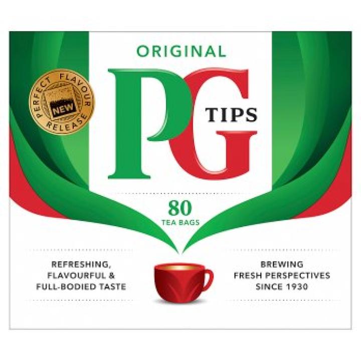 PG Tips, 80 bags, 232g