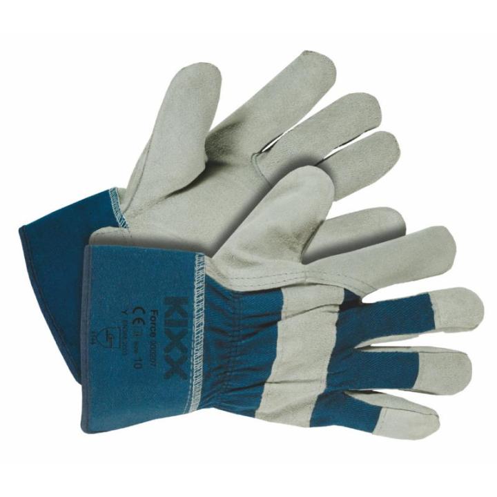 Kixx Tuinhandschoen Force blauw/grijs - maat 10