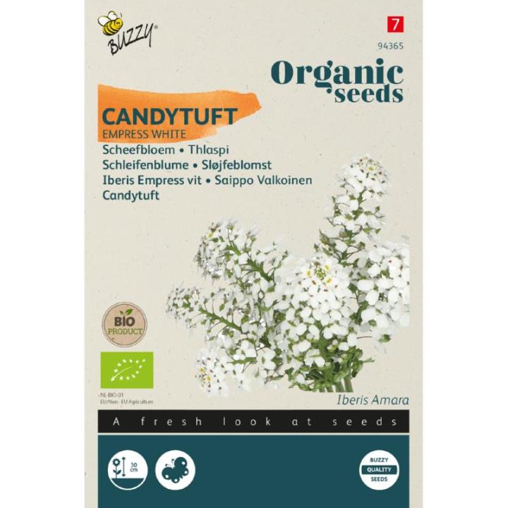 Buzzy Organic Iberis, Scheefbloem Empress (BIO)