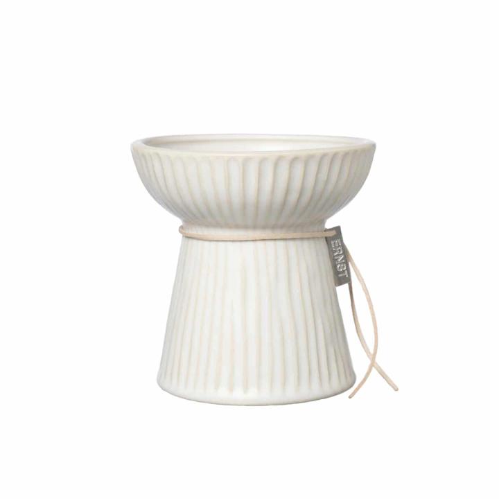 ERNST bollenvaas ribbel 11 natuurlijk wit