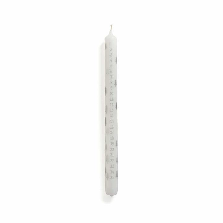 Rustik Lys Advent kerst dinerkaars zilver