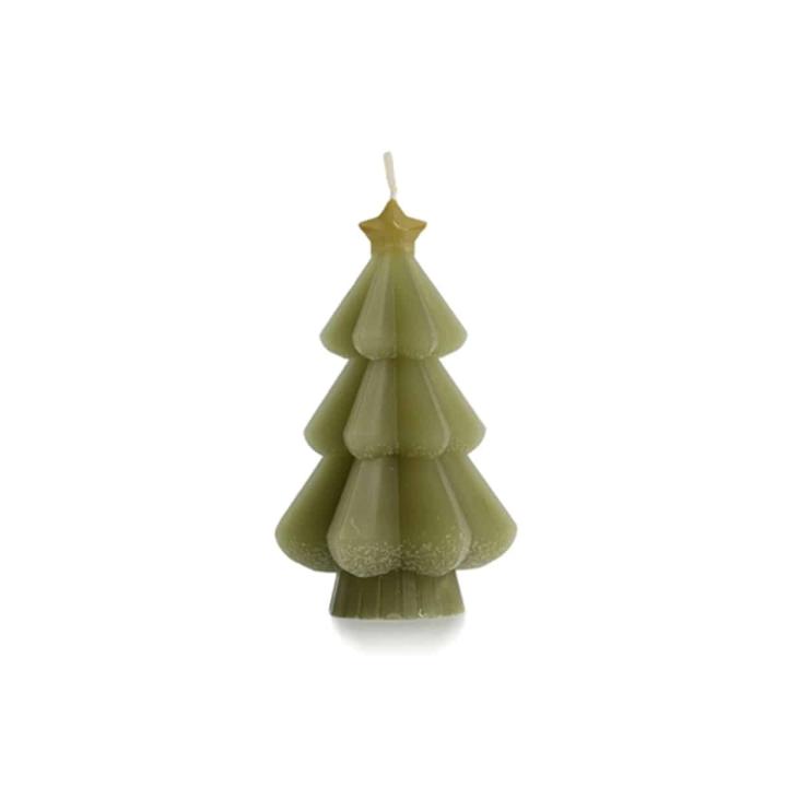 Rustik Lys kerstboom kaars Star thyme