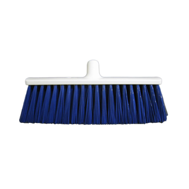 Hygiene straatbezem blauw - 40 cm