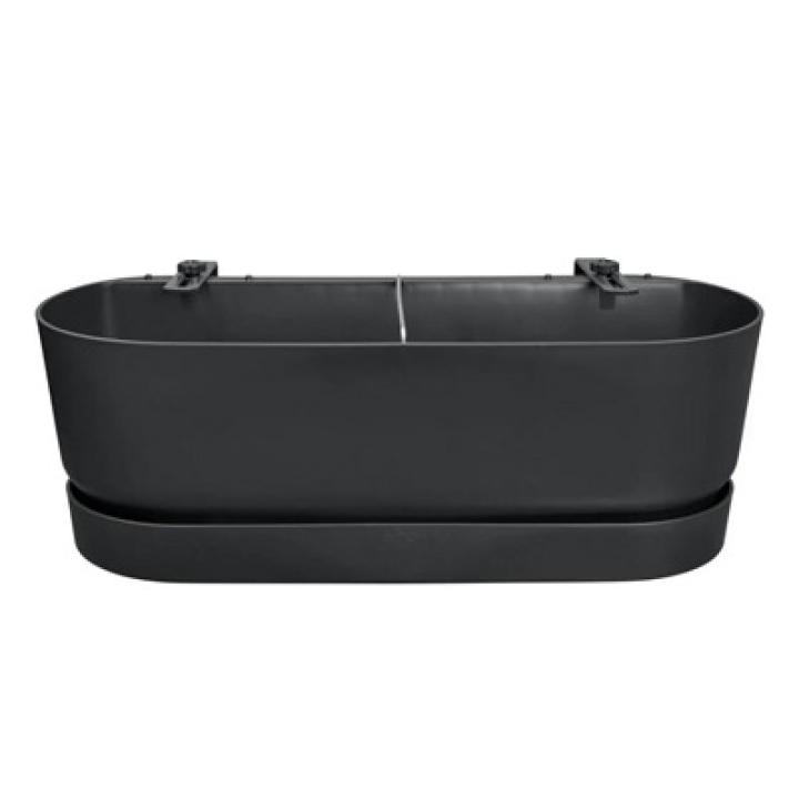Elho Greenville easy balcony 52 cm Living black