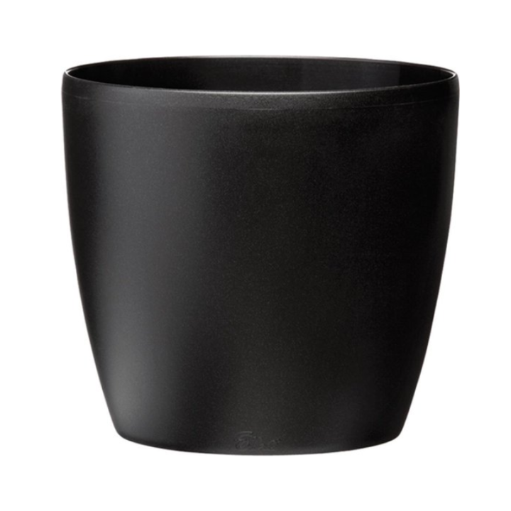 Elho Brussels Rond 18 cm - Metallic Black