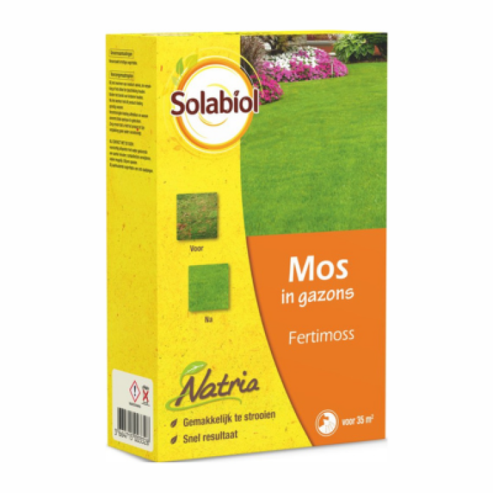 Solabiol Natria Fertimoss voor Mosbestrijding in Gazon