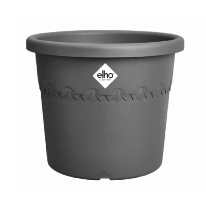 Elho Algarve Cilindro Rond met wielen Antraciet - 40cm