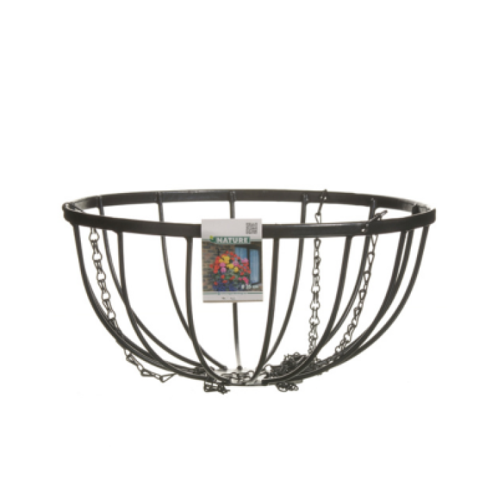 Nature Hanging basket smeedijzer - H20xØ35cm