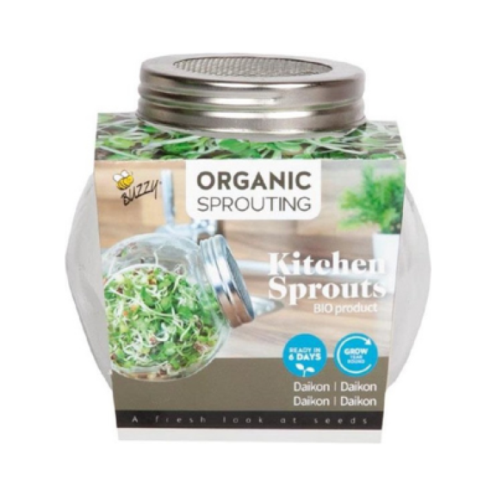 Buzzy® Organic Sprouting Pot - Daikon BIO