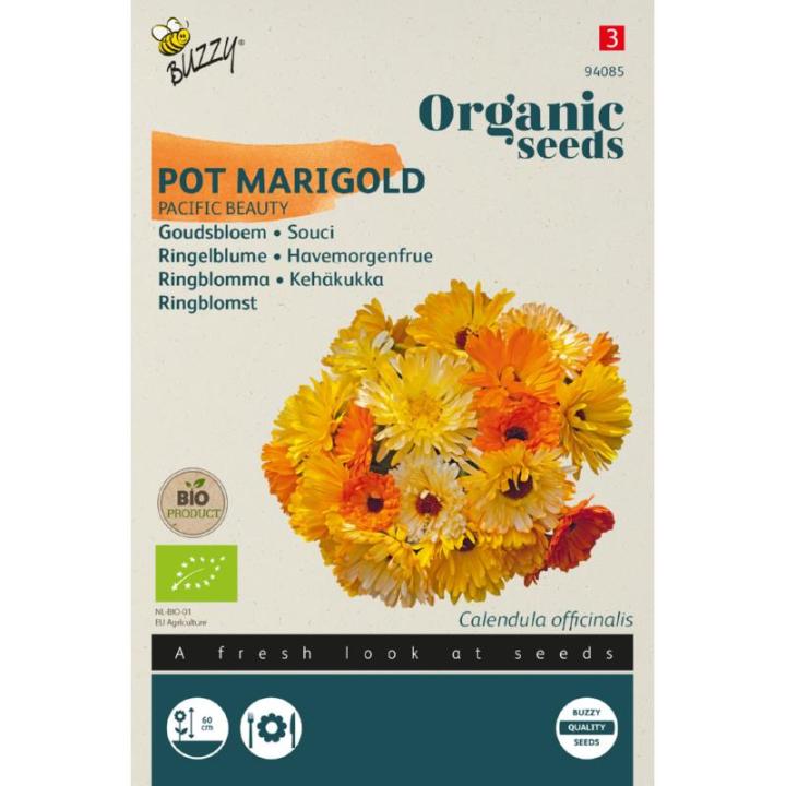 Buzzy® Organic Calendula, Goudsbloem Pacific Beauty (BIO)