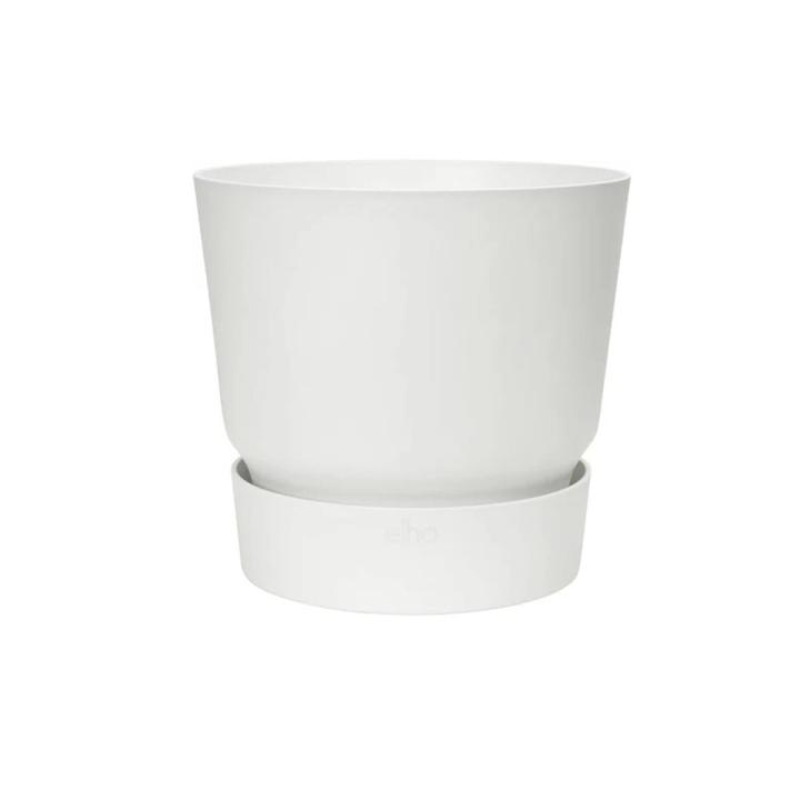Elho Greenville Bloempot - Rond - Wit - 40 cm