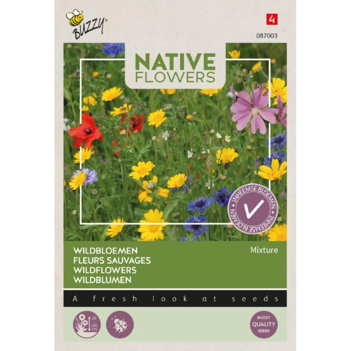 Buzzy® Native Flowers, Wildbloemmengsel