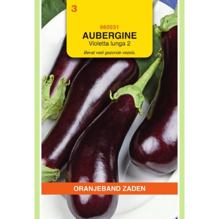Oranjeband Aubergine Halflange Violette