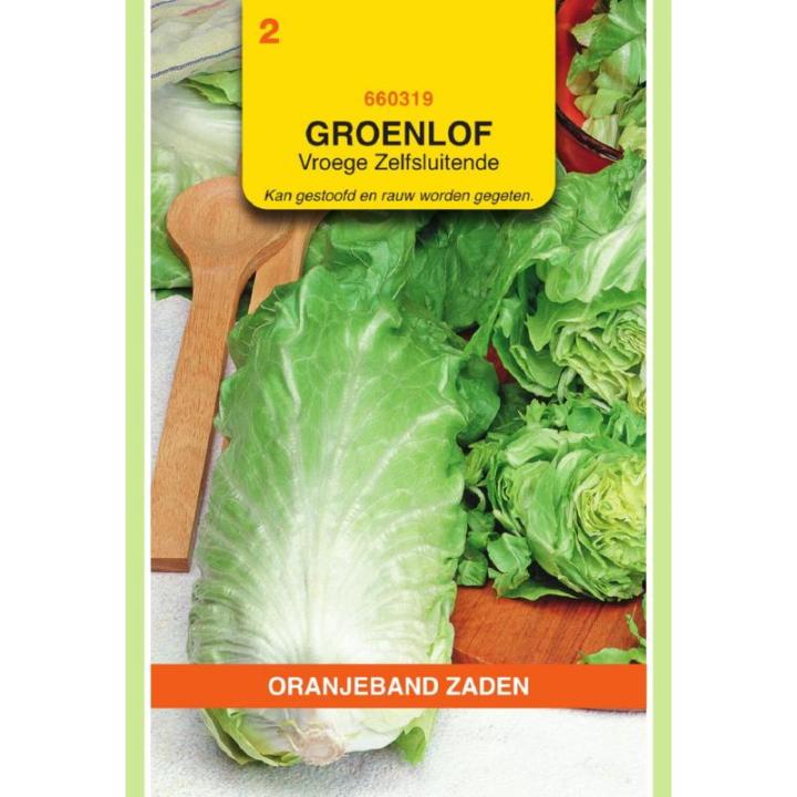 Oranjeband Groenlof Vroege Zelfsluitende