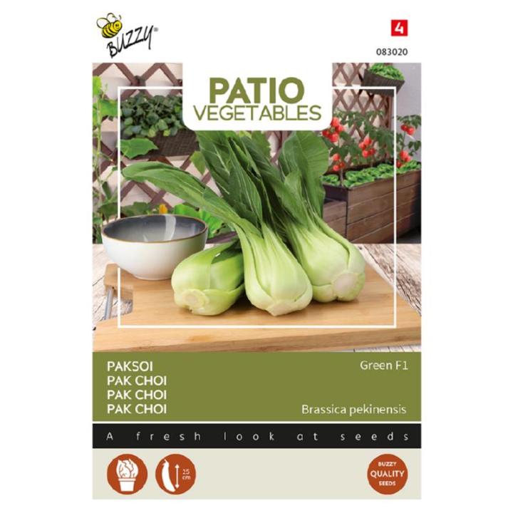 Buzzy® Patio Veggies, Pak Choi Green F1 - paksoi