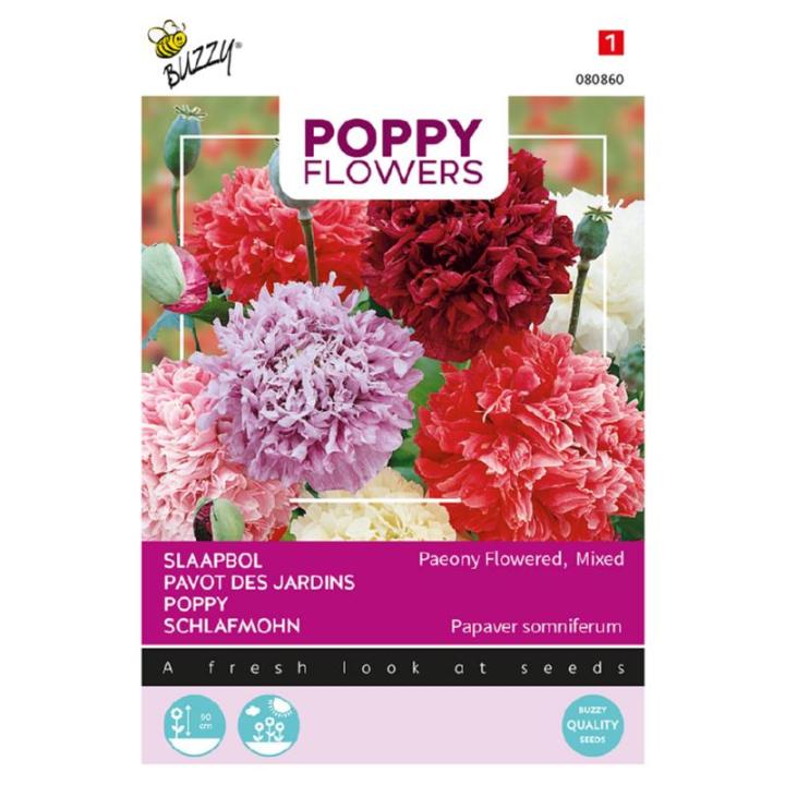 Buzzy® Poppy Flowers Slaapbol Pioenbloemige papaver