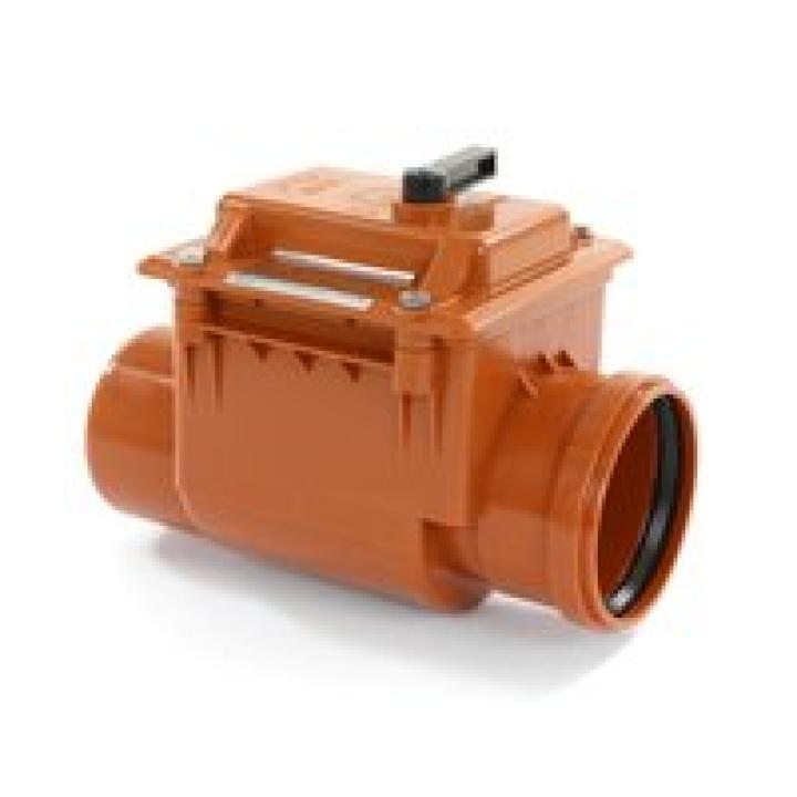 Redi Ontstoppingsstuk met terugslagklep - 125mm