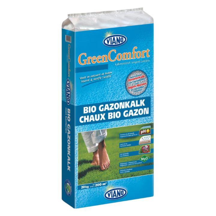 Viano GreenComfort Bio Gazonkalk - 20kg