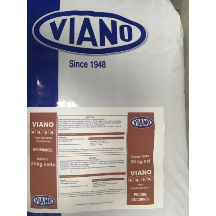 Viano Hoornmeel - 13% organische stikstof - 25kg
