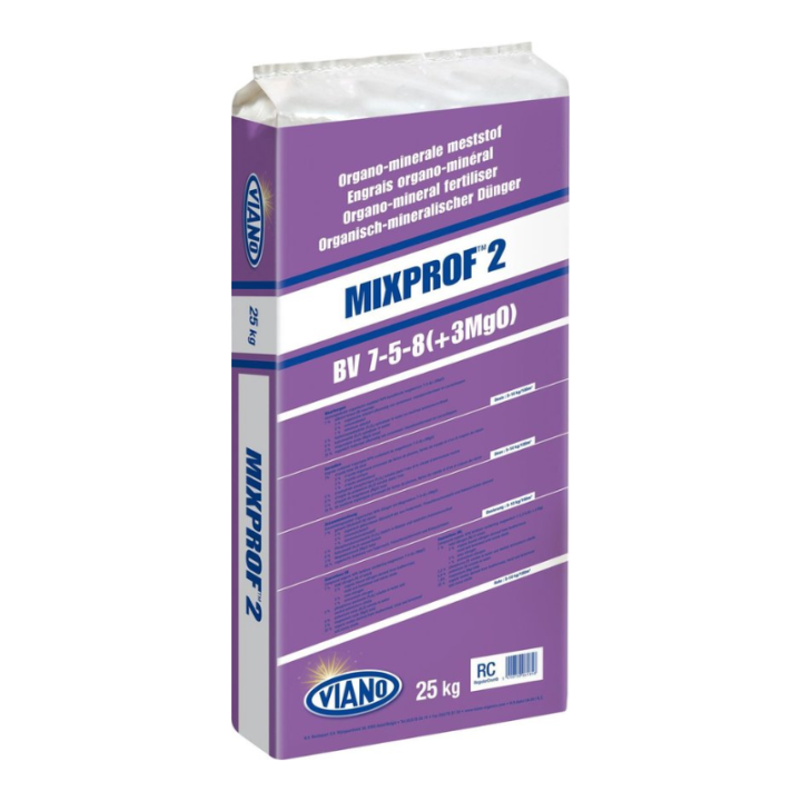 Viano Mixprof 2 NPK 7-5-8 (+3MgO) - 25kg - Professionele meststof