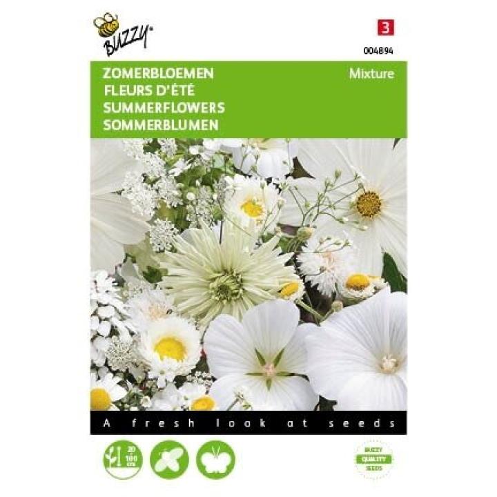 Buzzy Zomerbloemen Wit mengsel