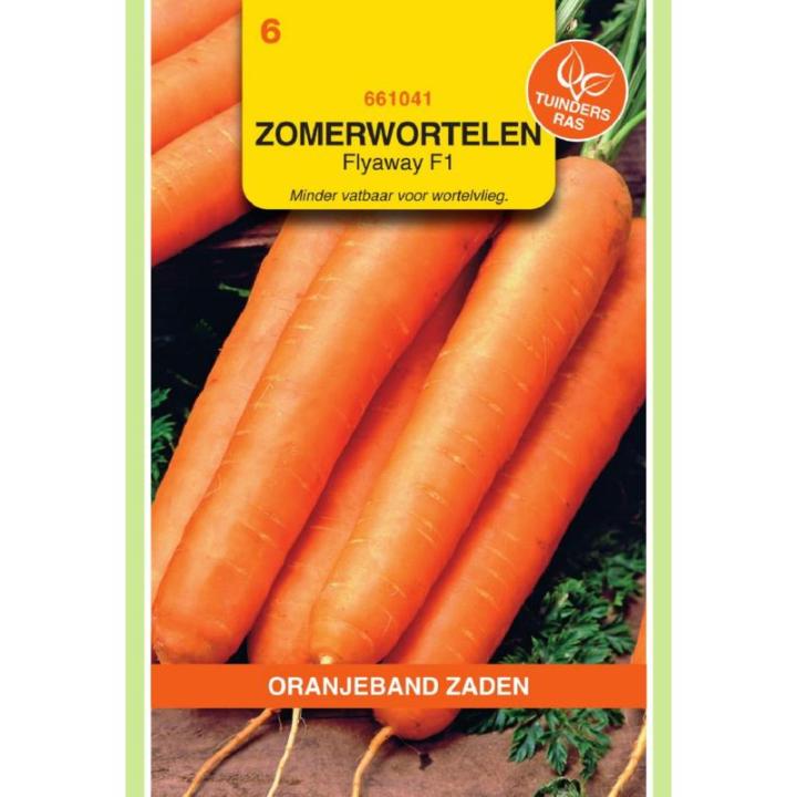 Oranjeband Zomerwortelen Flyaway F1 hybride