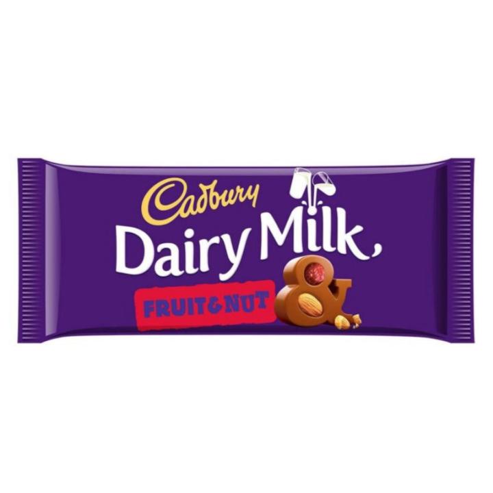 Cadbury Dairy Milk Fruit & Nut, 110g