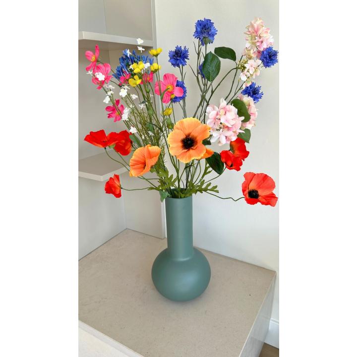 Zomers Kunstbloemen boeket - Kleurliefde - exclusief vaas