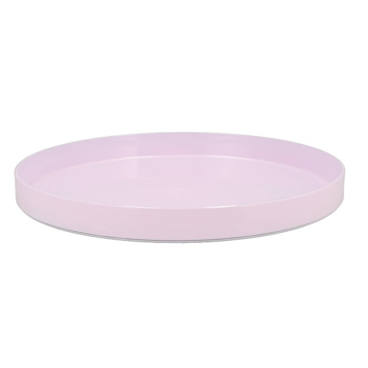 Rond Plateau hoogglans Pastel Lila -Melamine - Ø32cm