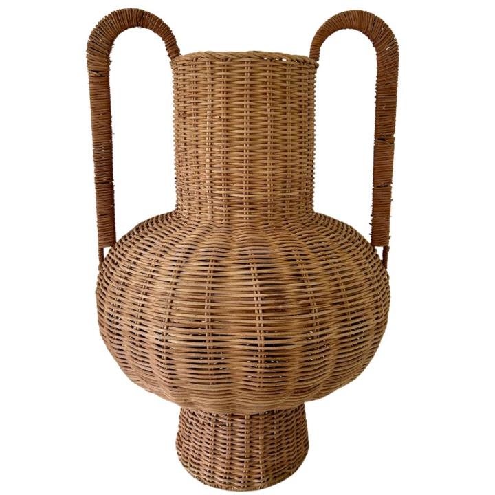 Rietgevlochten Vaas   – 54 cm Hoog