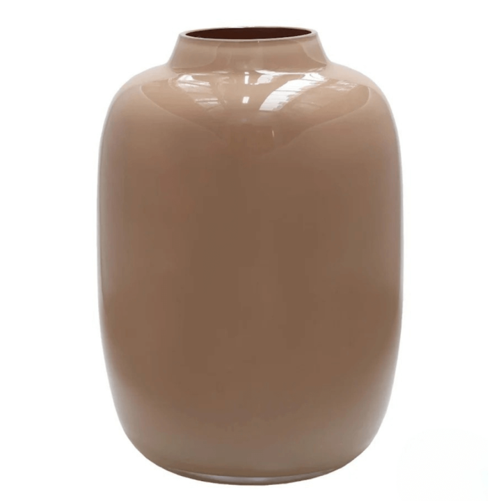 Glazen Vaas – Zand - Large 35cm hoog