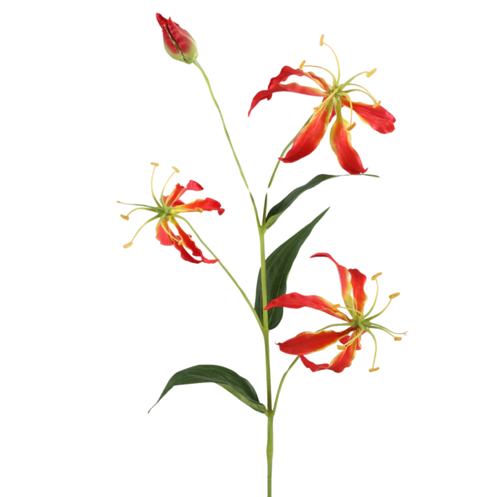 Zijdebloem Gloriosa Lilly - 82cm