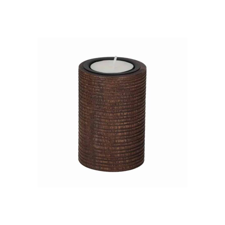 Jens Living waxinelichthouder Teun bruin large