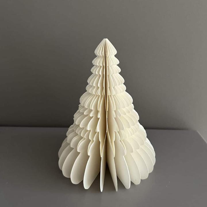 Kerstboom wit met glitter 20