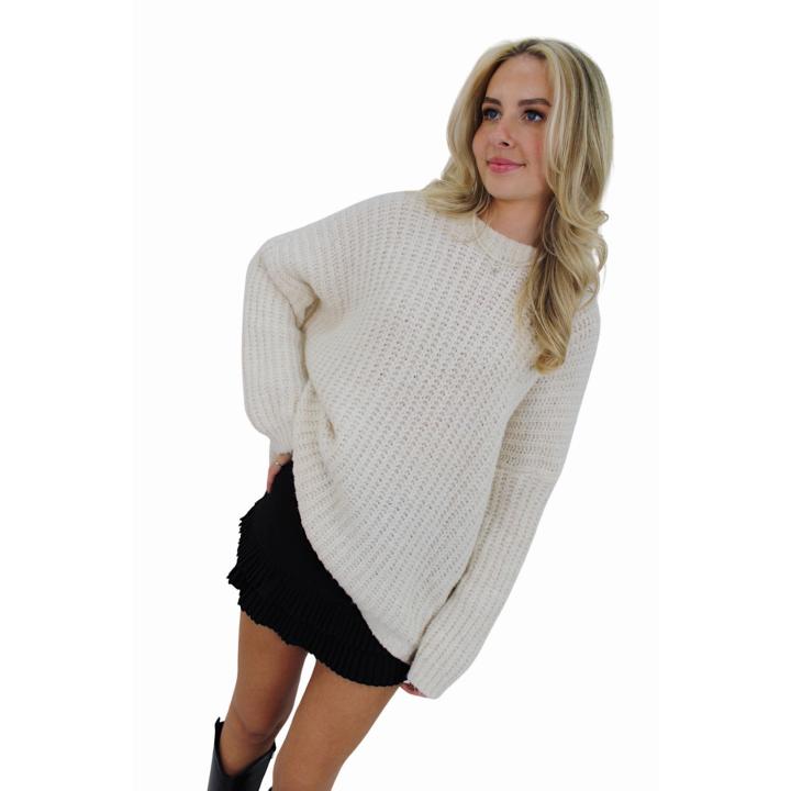 BASIC OVERSIZED KNIT | VANILLA