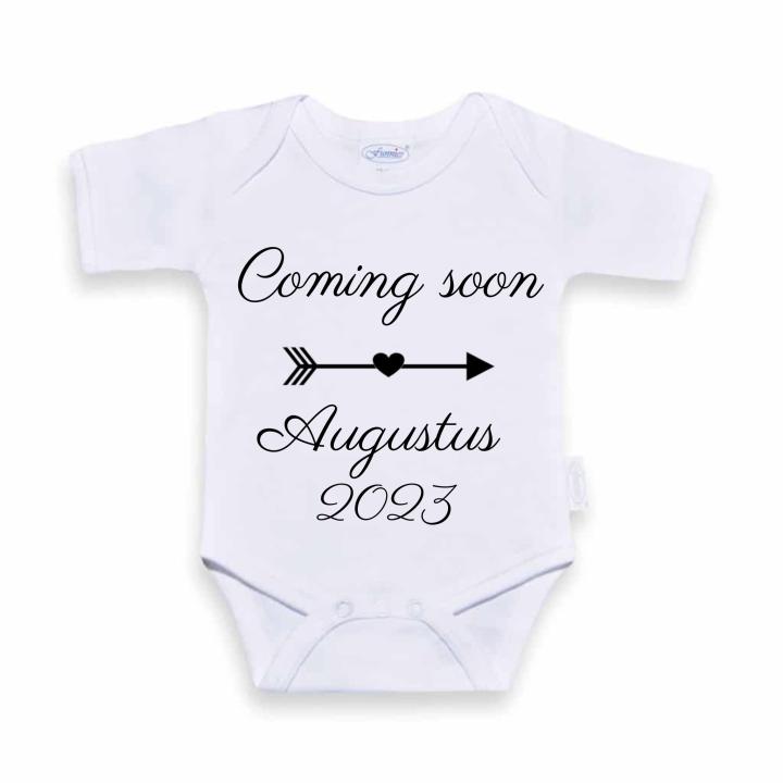 Romper | Zwangerschapsaankondiging | Uitgerekend in ...