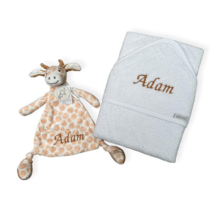 Badcape en knuffeldoekje Happy Horse