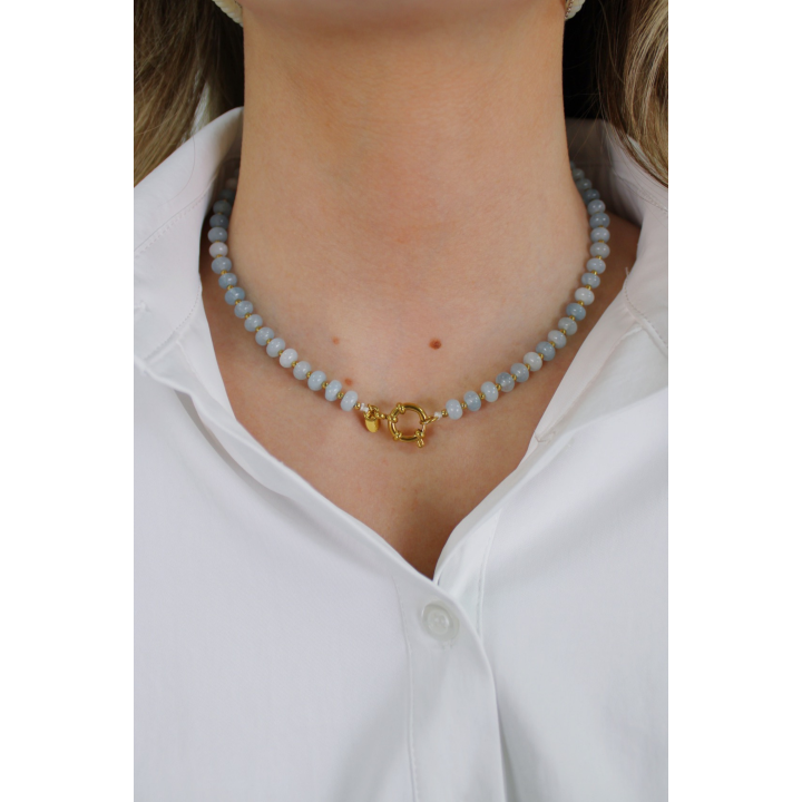 STONE NECKLACE | BLUE