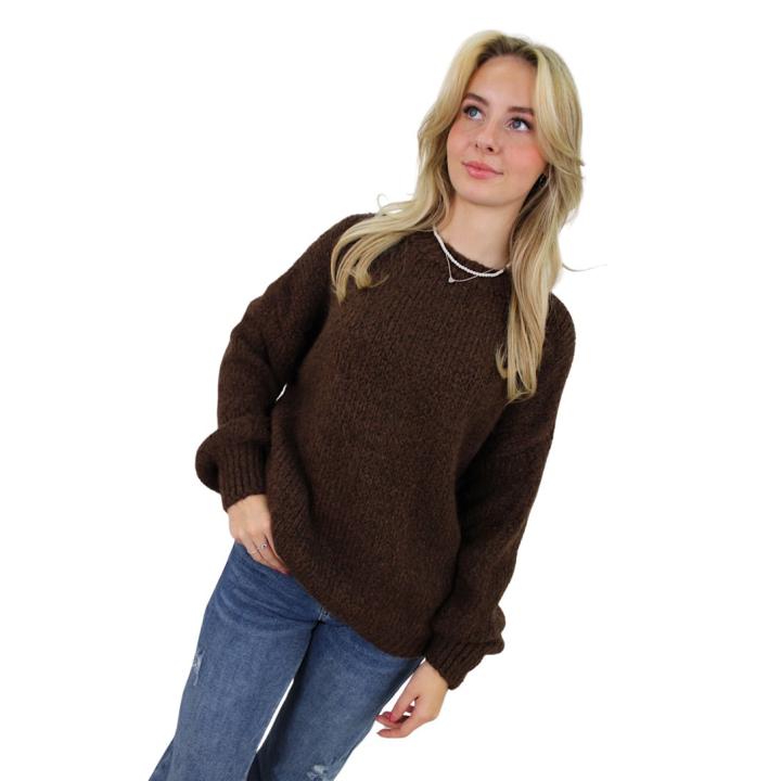 GINA COMFY KNIT | BROWN