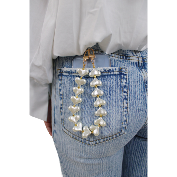 PHONE CORD HEART | PARELMOER WHITE