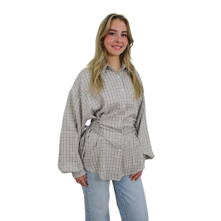 LIVELEY BLOUSE | SOFT BLUE - S/M