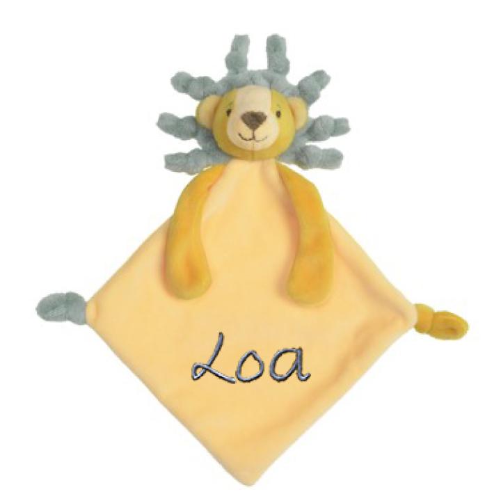 Knuffeldoekje met naam |  Leeuw Luke | Happy Horse