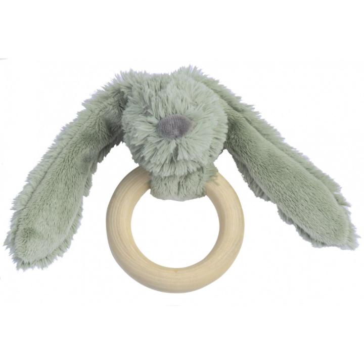 Houten bijtring Richie groen | Happy Horse