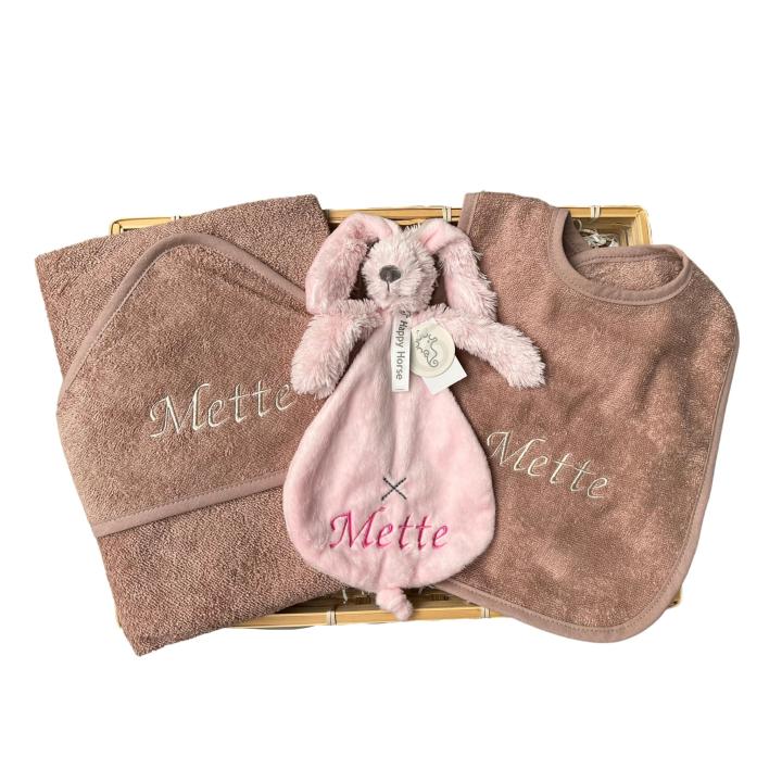 Kraammand konijn Richie | Roze & Oudroze