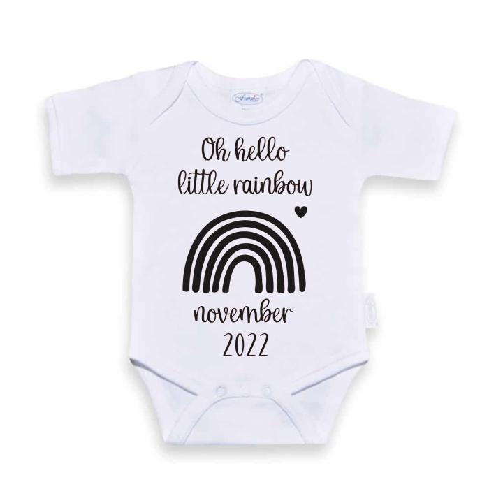 Romper | Regenboogbaby | Zwangerschapsaankondiging