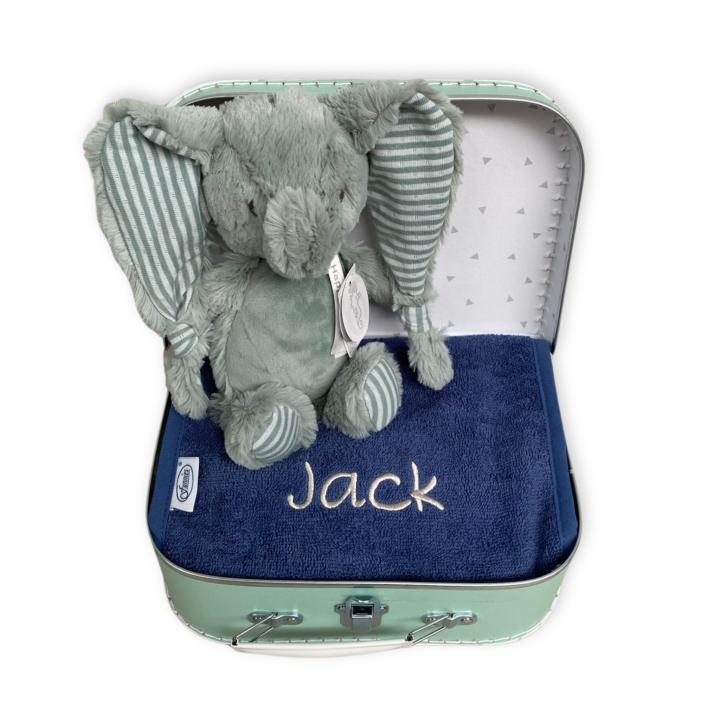 Kraamcadeau koffer Olifant Eddy of Emily | Stel zelf samen